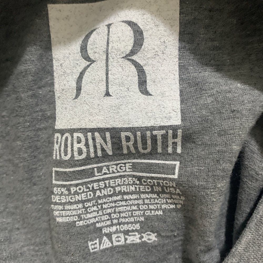 Robin Ruth Mens T-Shirt Size L - Picture 8 of 8